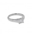 Bague solitaire or et diamant - 0,80 ct