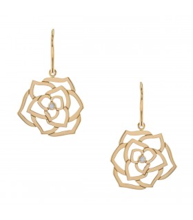 Piaget Rose diamonds and gold earrings