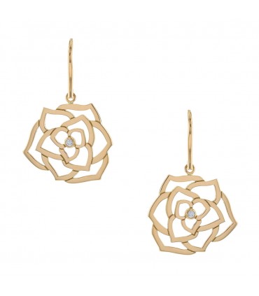 Piaget Rose diamonds and gold earrings