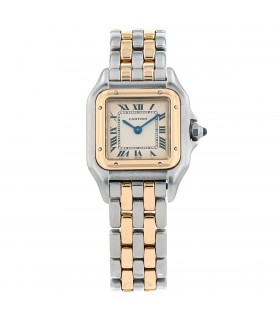 Cartier Panthère stainless steel and gold watch