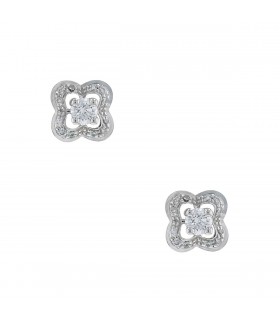 Mauboussin Chance of Love N°1 diamonds and gold earrings