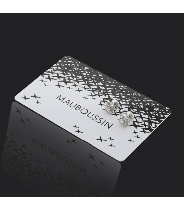 Mauboussin Chance of Love N°1 diamonds and gold earrings