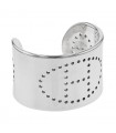 Hermès Eclipse silver bracelet