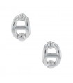 Hermès Chaîne d’Ancre silver earrings