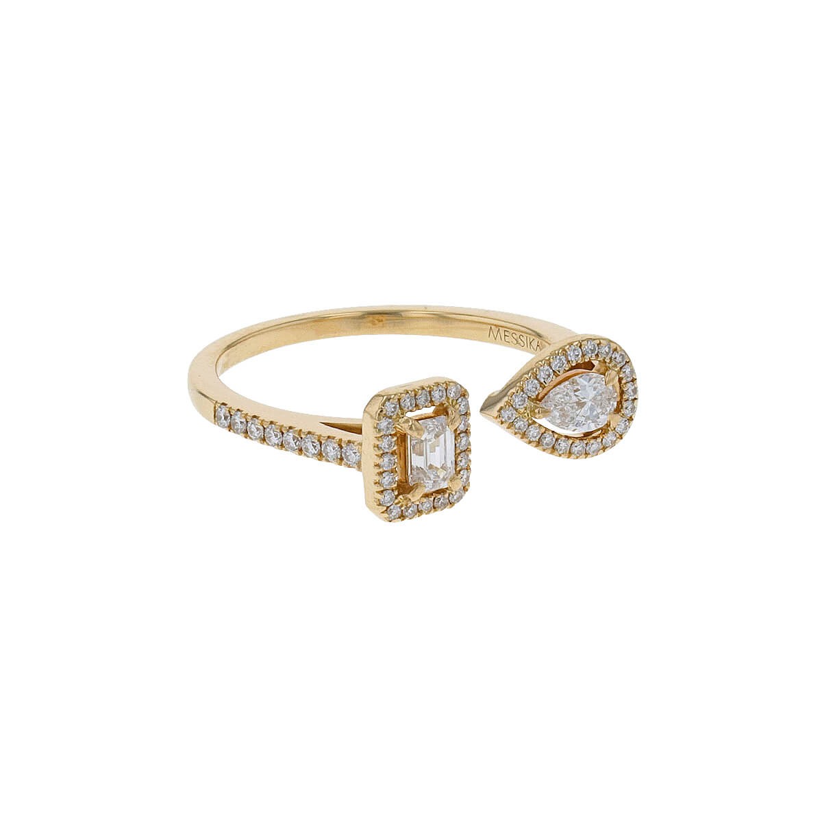 Messika My Twin Toi Moi diamonds and gold ring