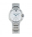 Cartier Ballon Bleu diamonds and stainless steel watch