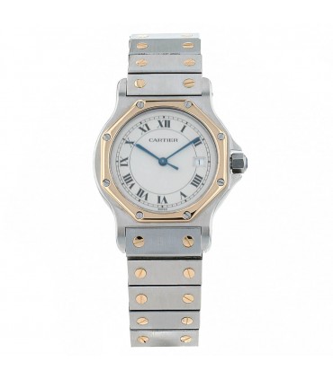 Cartier Santos Octogonale stainless steel and gold watch