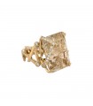 Chanel Cristaux Glacés quartz, diamonds and gold ring