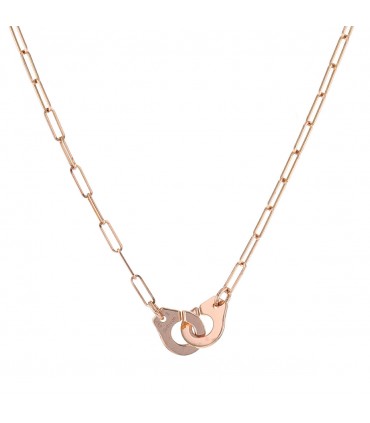 Dinh Van Menottes R8 gold necklace