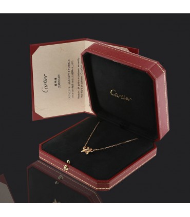 Cartier Caresse d’Orchidées diamond and gold necklace