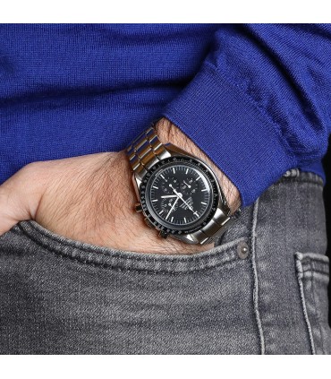 Omega Speedmaster Moonwatch stainless steel watch