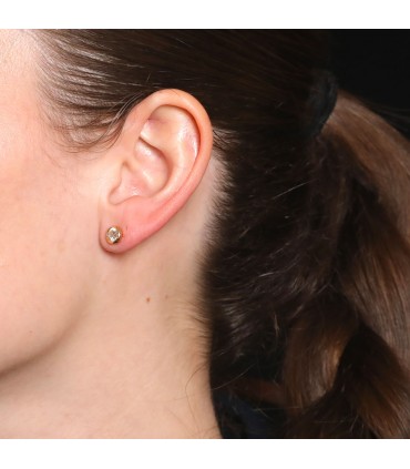 Boucles d’oreilles or et diamants