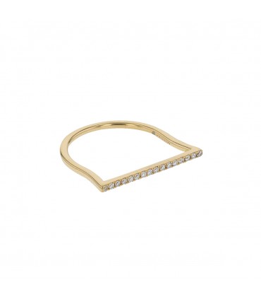 Messika Gatsby diamonds and gold ring