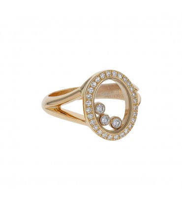 Chopard Happy Diamonds diamonds and gold ring
