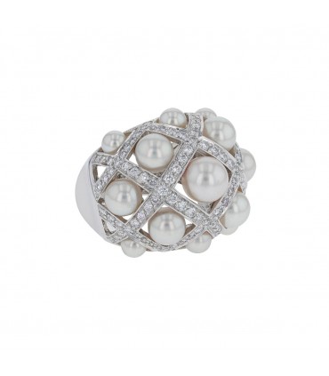 Bague Chanel Perles Matelassé