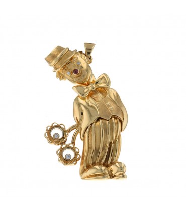 Broche pendentif Chopard Happy Diamonds Clown