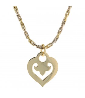 O.J. Perrin Légendes gold pendant with a gold chain