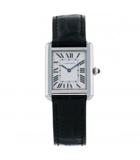 Cartier Tank stainless steel watch