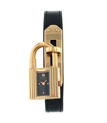 Hermès Kelly gold plated watch