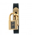 Hermès Kelly gold plated watch