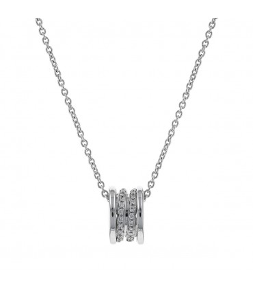 Bulgari B.Zero 1 diamonds and gold necklace