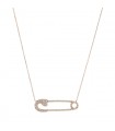 Collier or et diamants