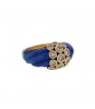 Van Cleef & Arpels lapis lazuli, diamonds and gold ring