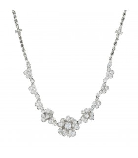 Collier or et diamants