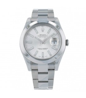 Rolex DateJust stainless steel watch Circa 2013