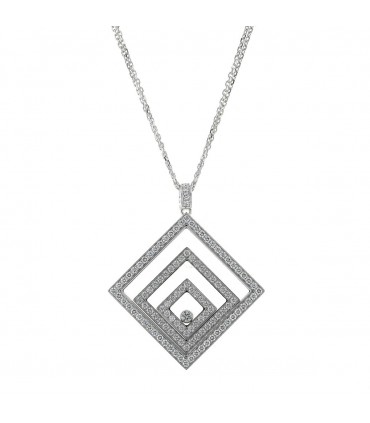 Chopard Happy Spirit diamonds and gold necklace