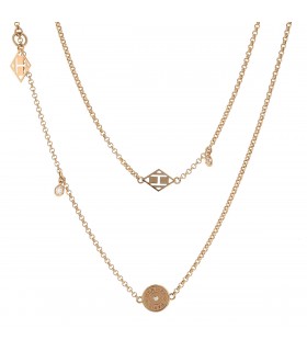 Hermès Gambade diamonds and gold necklace