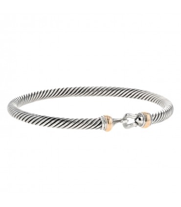 David Yurman Cable Classic gold and silver bracelet