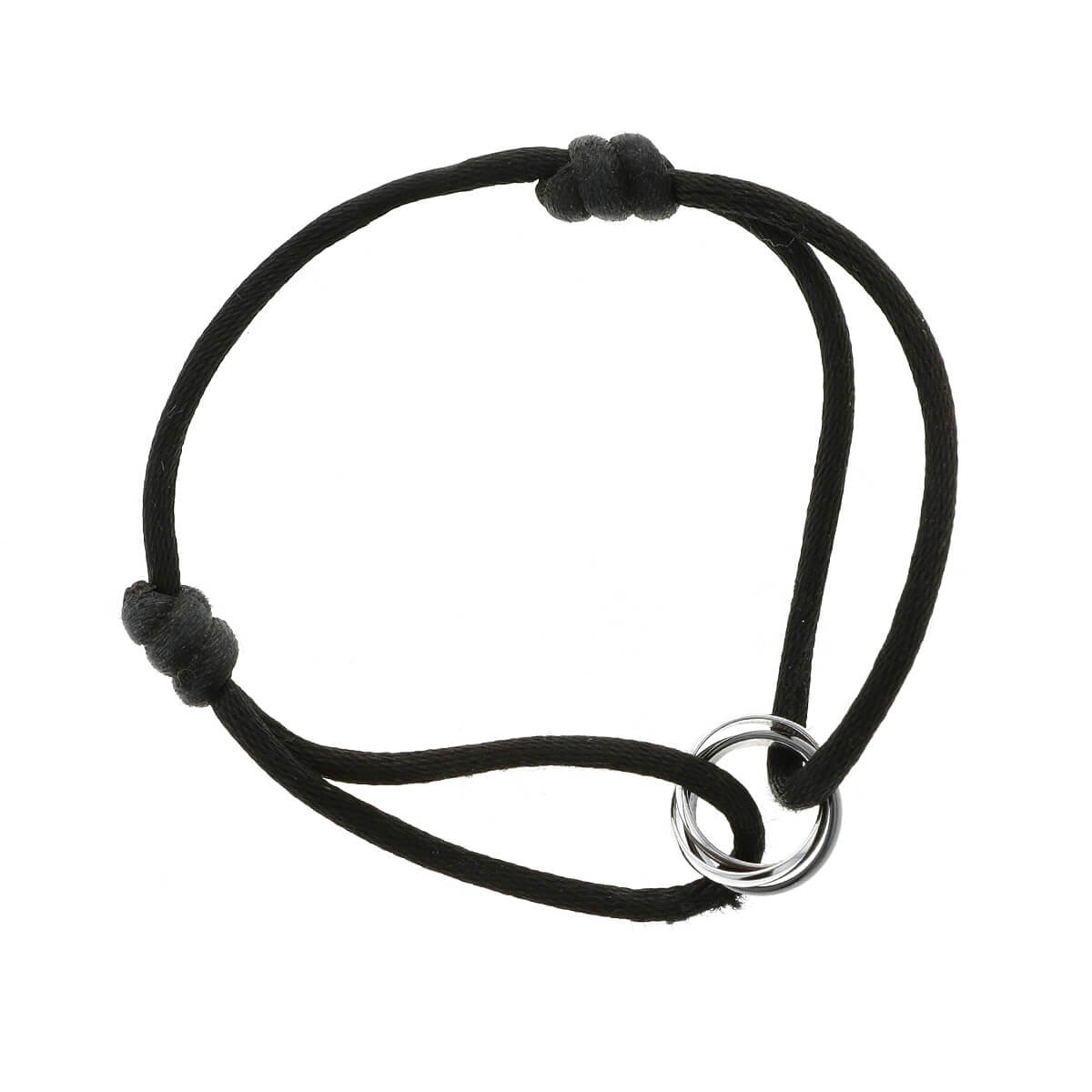 Cartier Trinity black ceramic and gold bracelet