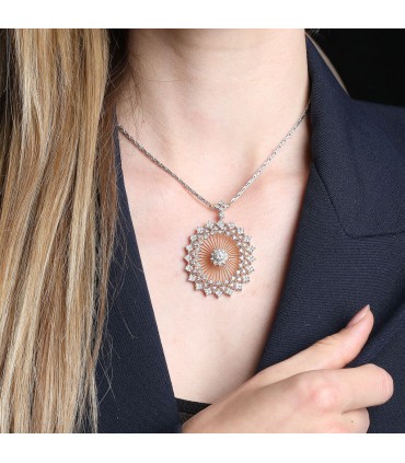 Buccellati diamonds and 18k gold necklace
