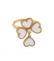 Van Cleef & Arpels Sweet Alhambra diamond and gold ring