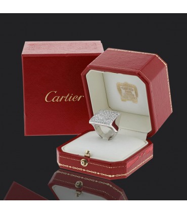 Cartier Berlingot diamonds and gold ring