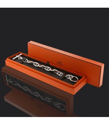 Hermès Chaîne d’Ancre silver bracelet