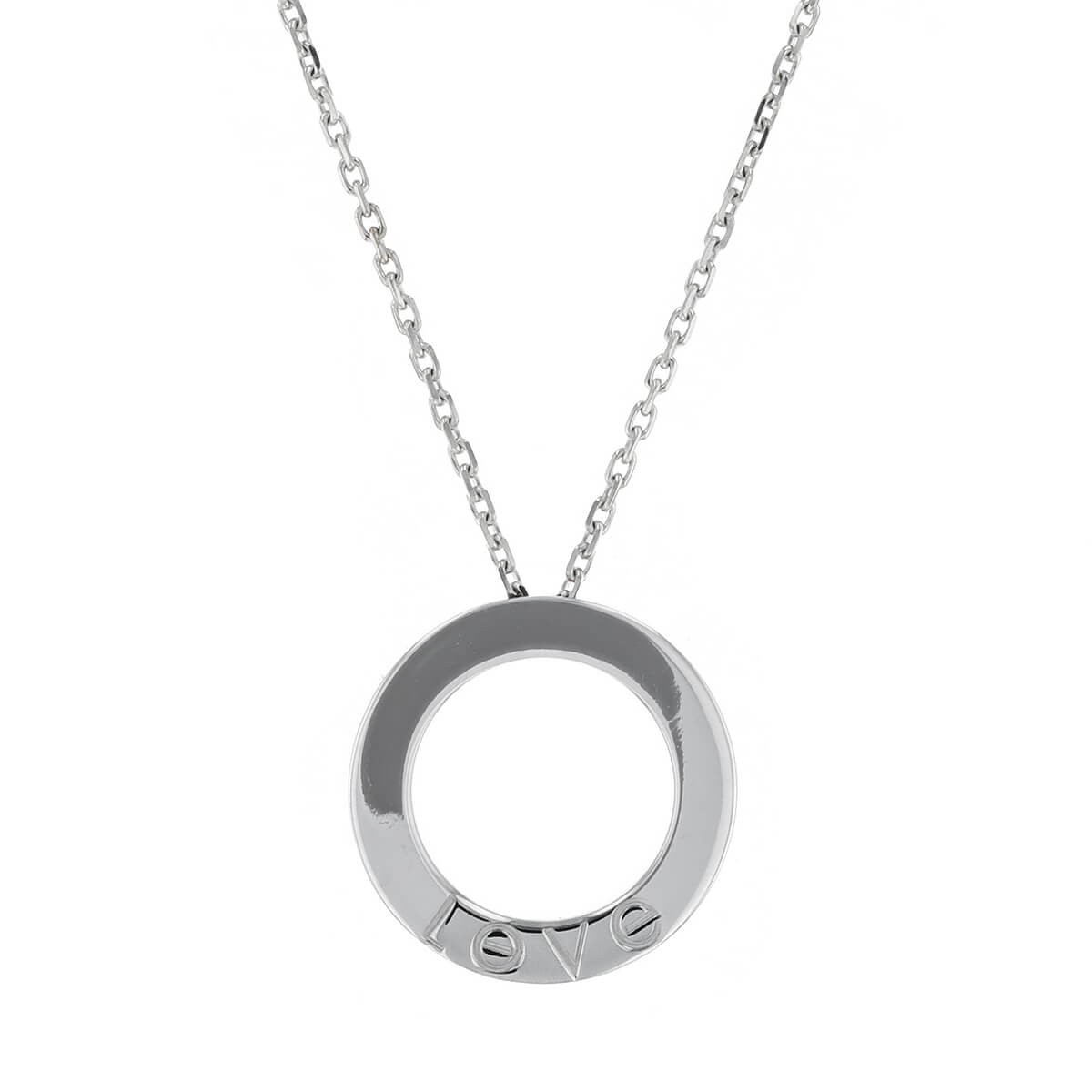 cartier love necklace diamonds price