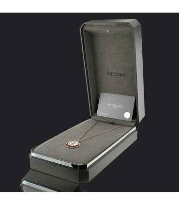 Messika Lucky Move diamonds, mother of pearl and gold necklace