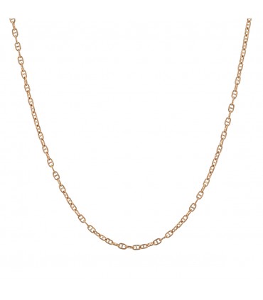 Hermès Chaîne d’Ancre Contour diamonds and gold necklace