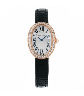 Cartier Baignoire diamonds and gold watch