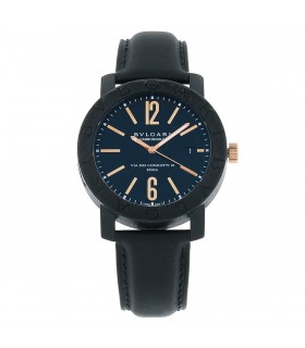 Bulgari CarbonGold stainless steel watch