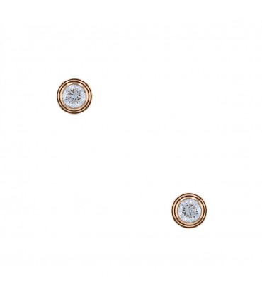 Cartier Diamants Légers diamonds and gold earrings