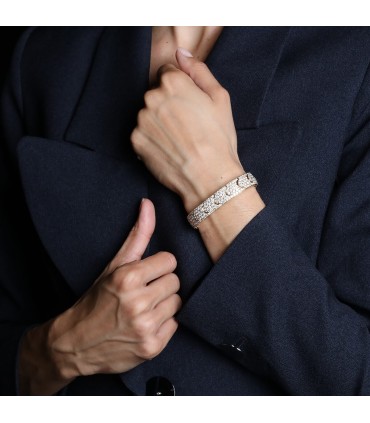 Cartier Arcadie Lanière diamonds and 18k gold bracelet