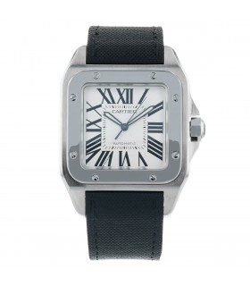 Cartier Santos 100 stainless steel watch