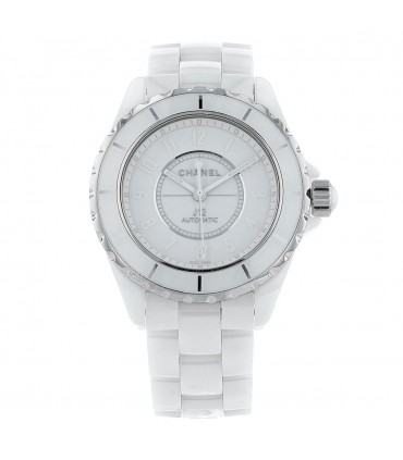 Chanel J12 Phantom stainless steel and white ceramic watch