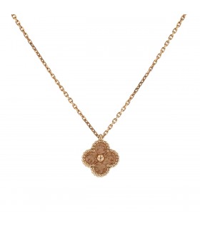 Van Cleef & Arpels Sweet Alhambra gold necklace