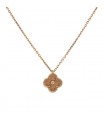 Van Cleef & Arpels Sweet Alhambra gold necklace