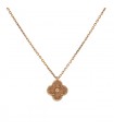 Van Cleef & Arpels Sweet Alhambra gold necklace