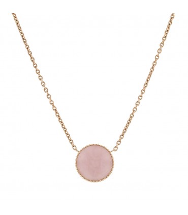 Dior Rose des Vents pink opale, diamonds and gold necklace